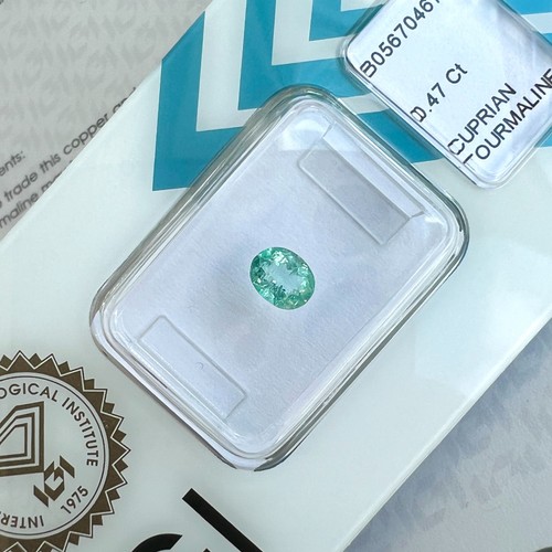 Igi certified natural paraiba - certified,
