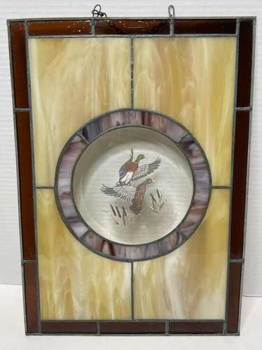 Vintage 11x15 stained glass - 11x15”,