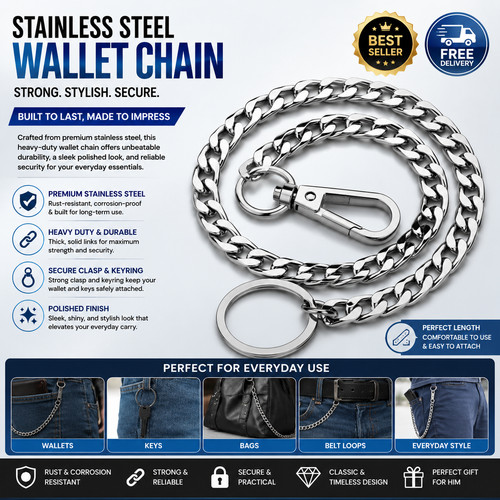Men 42cm metal hip hop - men’s,