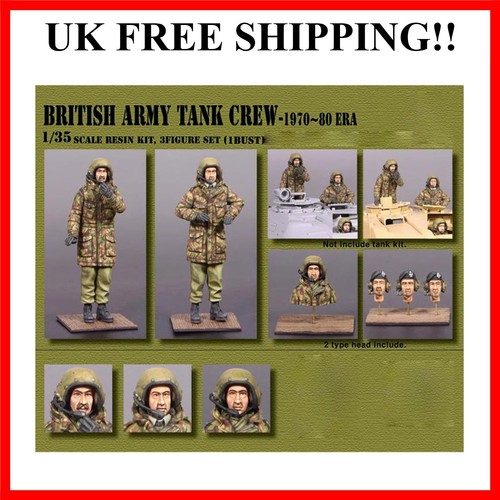 British army tank crew - 1/35,