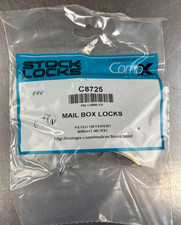 CompX National C8725 Mail Box Lock Cam Bright Nickel With 2 Keys NEW