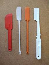 4 x Vintage  Spatulas plastic
