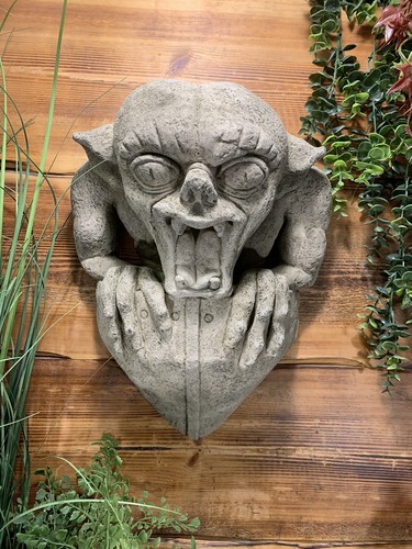 Stone garden large gargoyle - large,