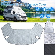 Motorhome Thermal Windscreen Screen Cover Wrap Black Out Blinds For Fiat Ducato