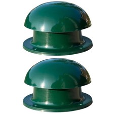 2 X MUSHROOM VENT GREEN NARROW