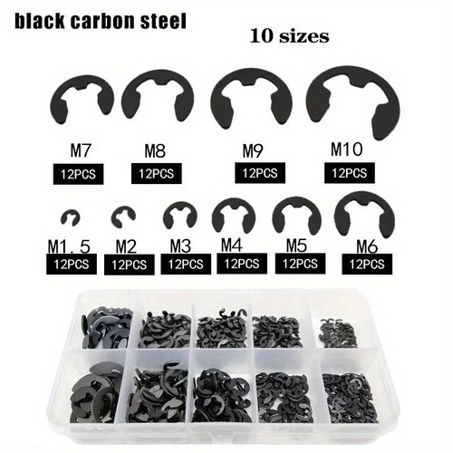 120pcs clip circlip - e,