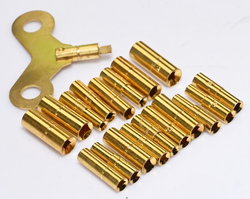 Clock winding key set sizes - winding, 18