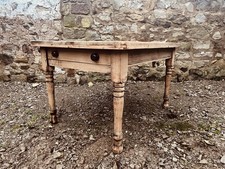 Antique Pine Farmhouse Table