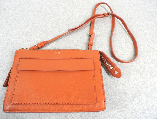 Reiss small orange leather - orange,