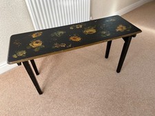 Decorative hand painted folding occasional table