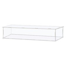 Display Case Box Acrylic Transparent Dustproof Protection Showcase 41x11x11cm