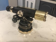 QUALITY E.R.WATTS & SON of LONDON BRASS & BRONZE THEODOLITE ,1940’s.  No.24862.