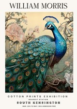 William Morris Vintage Peacock