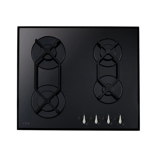 Cda hob black - black, 60cm