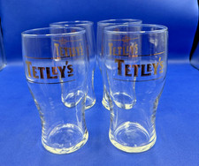 Tetleys Bitter Pint Glass - Set of 4