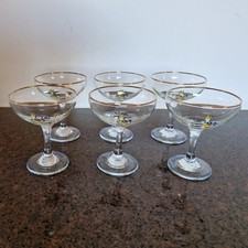 Vintage 6x Babycham Glasses No4