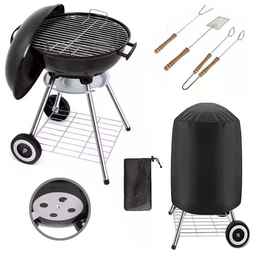 43cm round kettle - 43cm, charcoal