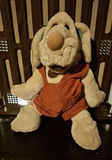 Vintage 1981 Ganz Bros. 17-Inch Wrinkles Plush Puppet Dog