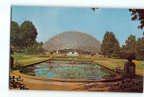 Old postcard climatron - of,