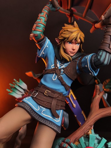 Estatua link zelda tears - estatua,