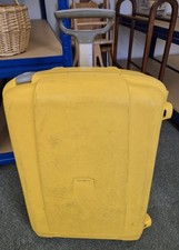 Samsonite S'cure Spinner Yellow Hard Case Suitcase Luggage Wheels