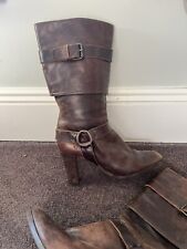 FRYE Vintage Boots 8.5US With Logo Stamp On Heel, Immaculate