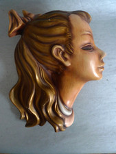 Vintage Cortendorf German Ceramic Wall Mask