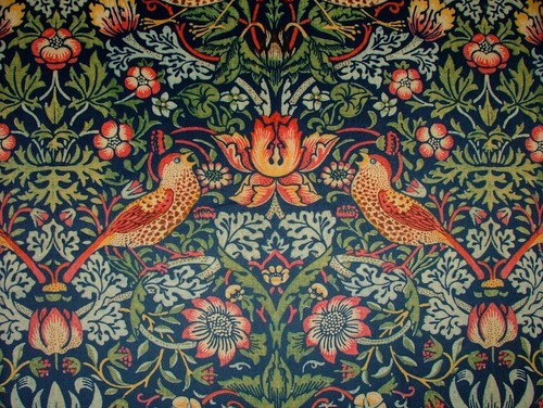 William morris velvet fabric - william,