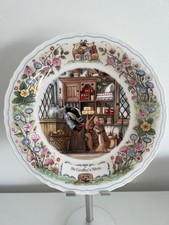Wedgwood Foxwood Tales By Brian Paterson "Mr Gruffey's Shop" Plate