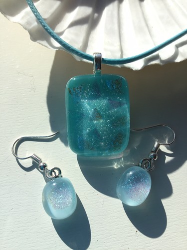 Handmade fused glass - handmade, dichroic