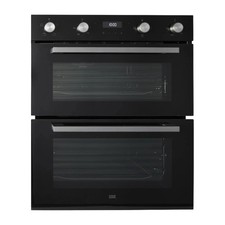 Cooke & Lewis CLBUDO89 Built-in Double Oven - Mirrored Black