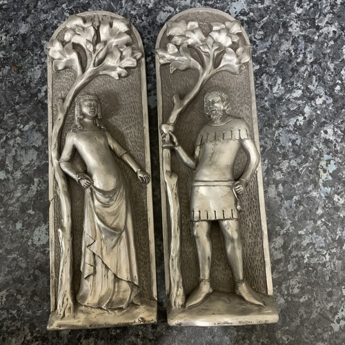 Mediaeval style wall plaque - style,