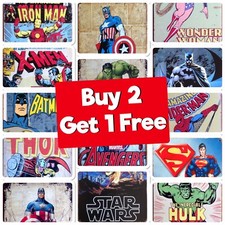 Superhero Vintage/Retro Metal