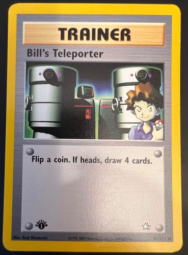 Pokemon neo genesis - neo, 1st