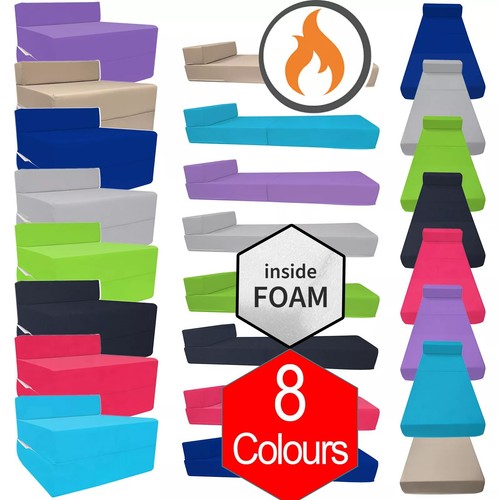 Fold out single chair bed - fold, z