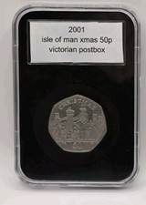 2001 Isle of Man Christmas 50p