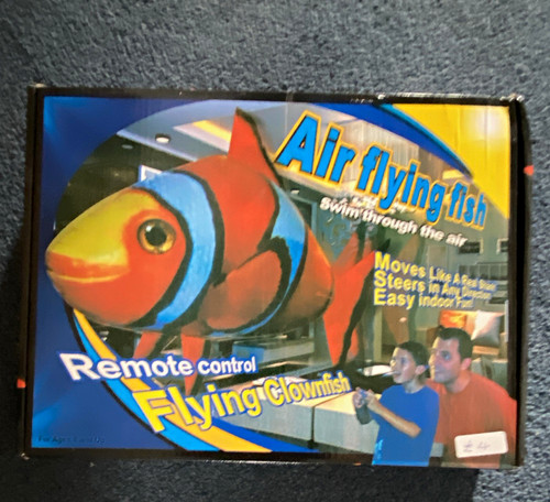 Remote control flying fish toy - remote,