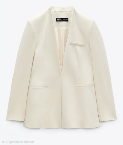 Zara blazer size inverted - blazer,