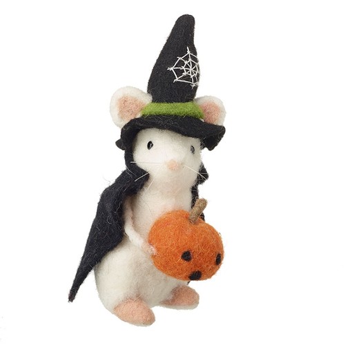 Felt witch mouse - witch,