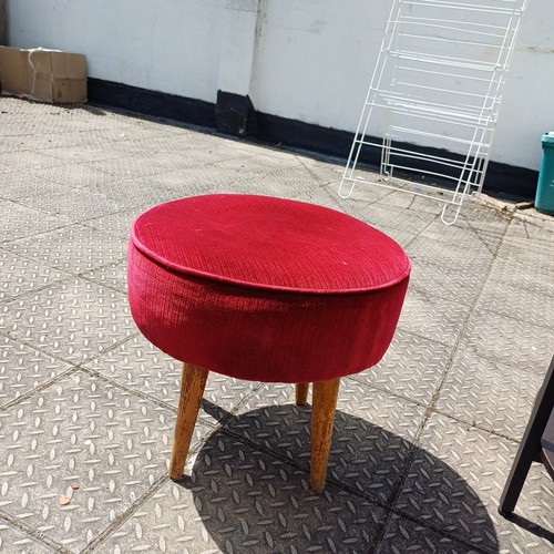 Vintage mid century - mid, red