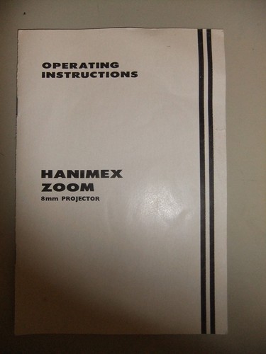 Instructions cine projector
