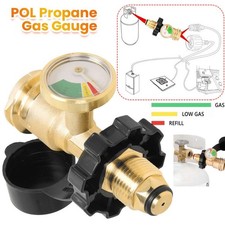 High Low Gas Pressure Gauge Level Indicator POL Propane LPG Bottle Cylinder QCC