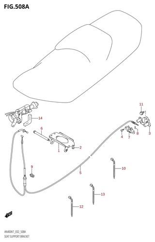 Suzuki genuine clamp gsx250 - genuine,
