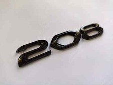 Gloss black Car Front/Rear Badge Emblem for Peugeot 208 GT 19- P21