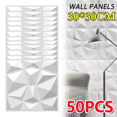 Pcs pvc wall panel 30cm - 3d,