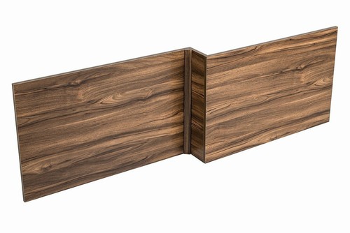 1700mm shape walnut effect - walnut,
