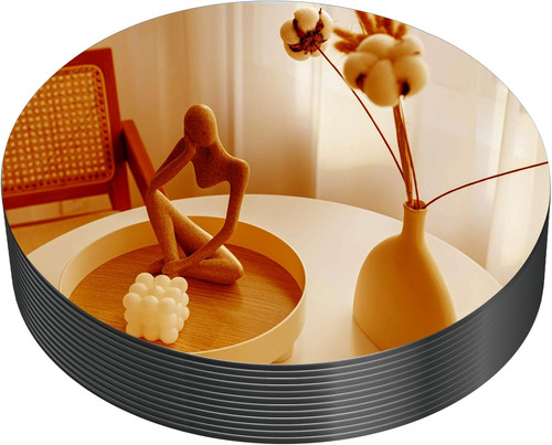 Vasuhome gold mirror - 8",