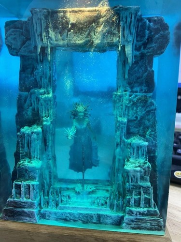 Narnia white witch resin lamp - resin,