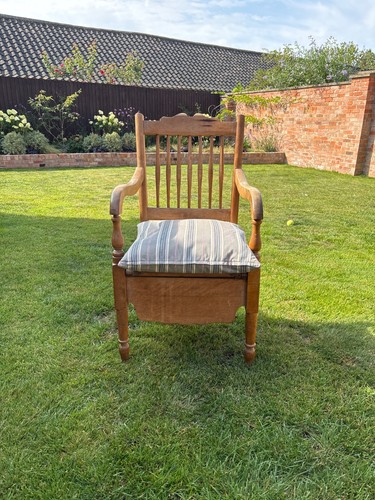Antique pine commode - antique,