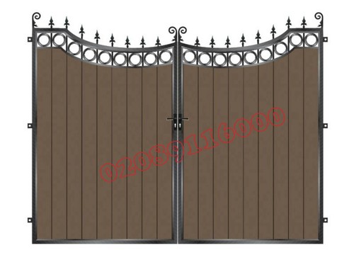 Driveway gates composite wood - gates/composite,